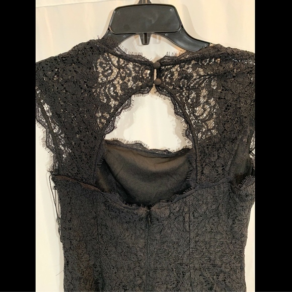 NEW Adrianna Papell Lace Sheath Dress in Black [SZ 4‎ ] - Picture 6 of 8